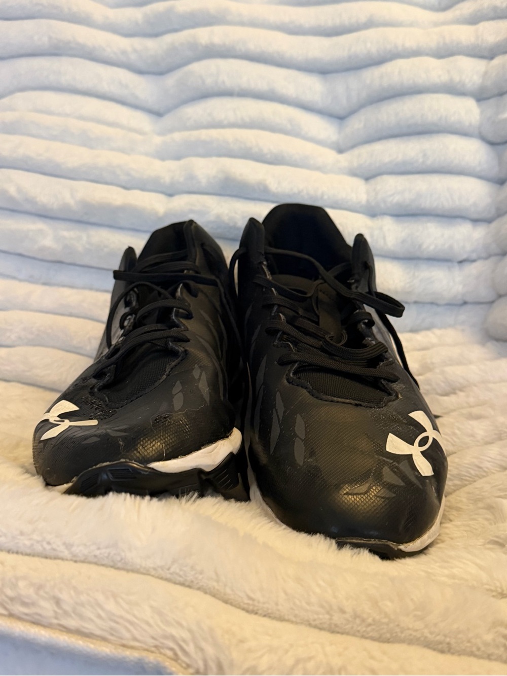 Under Armour Black Athletic Sneakers with White Logos